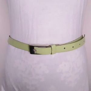 Womens Narrow Lime Green Belt Size 34-40